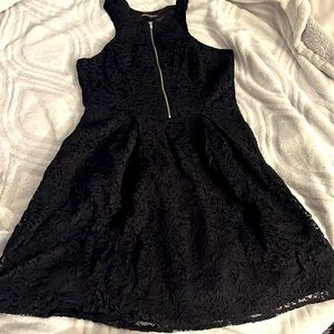 Express size 4 Lace Black dress
